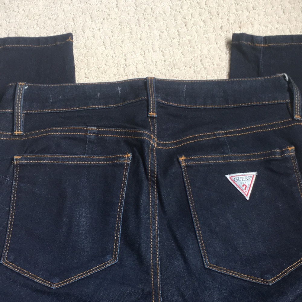 Guess Curvex X Navy Blue Skinny Jeans - Like New! - Picture 11 of 14